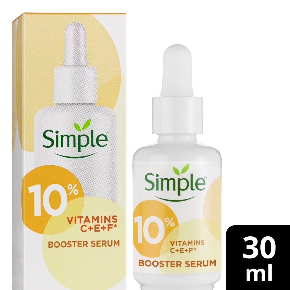 Simple 10% Vitamins C + E + F Booster Serum 30ml