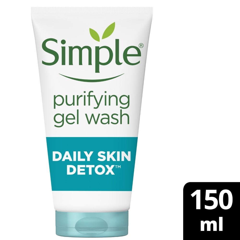 Simple Daily Skin Detox Purifying Facial Wash Gel 150ml