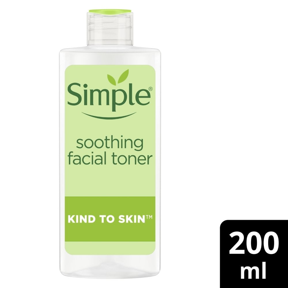 Simple Kind To Skin 100% Alcohol Free Soothing Facial Toner 200ml