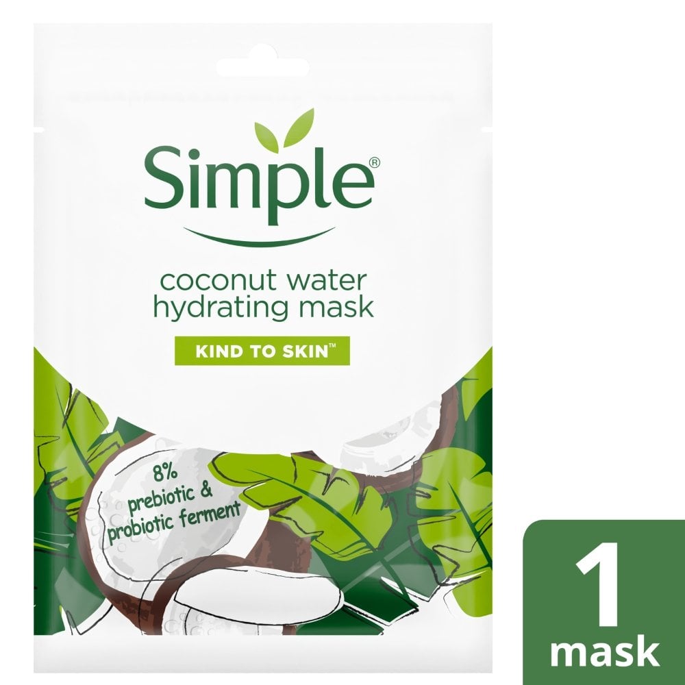 Simple Kind To Skin Coconut Water Hydrating Sheet Mask 25g