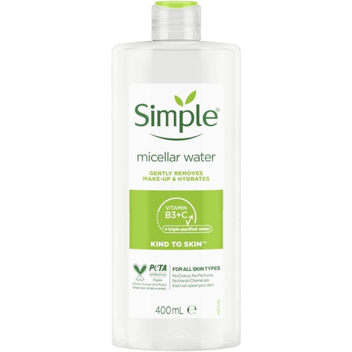 Simple Kind To Skin Micellar Cleansing Water 400ml