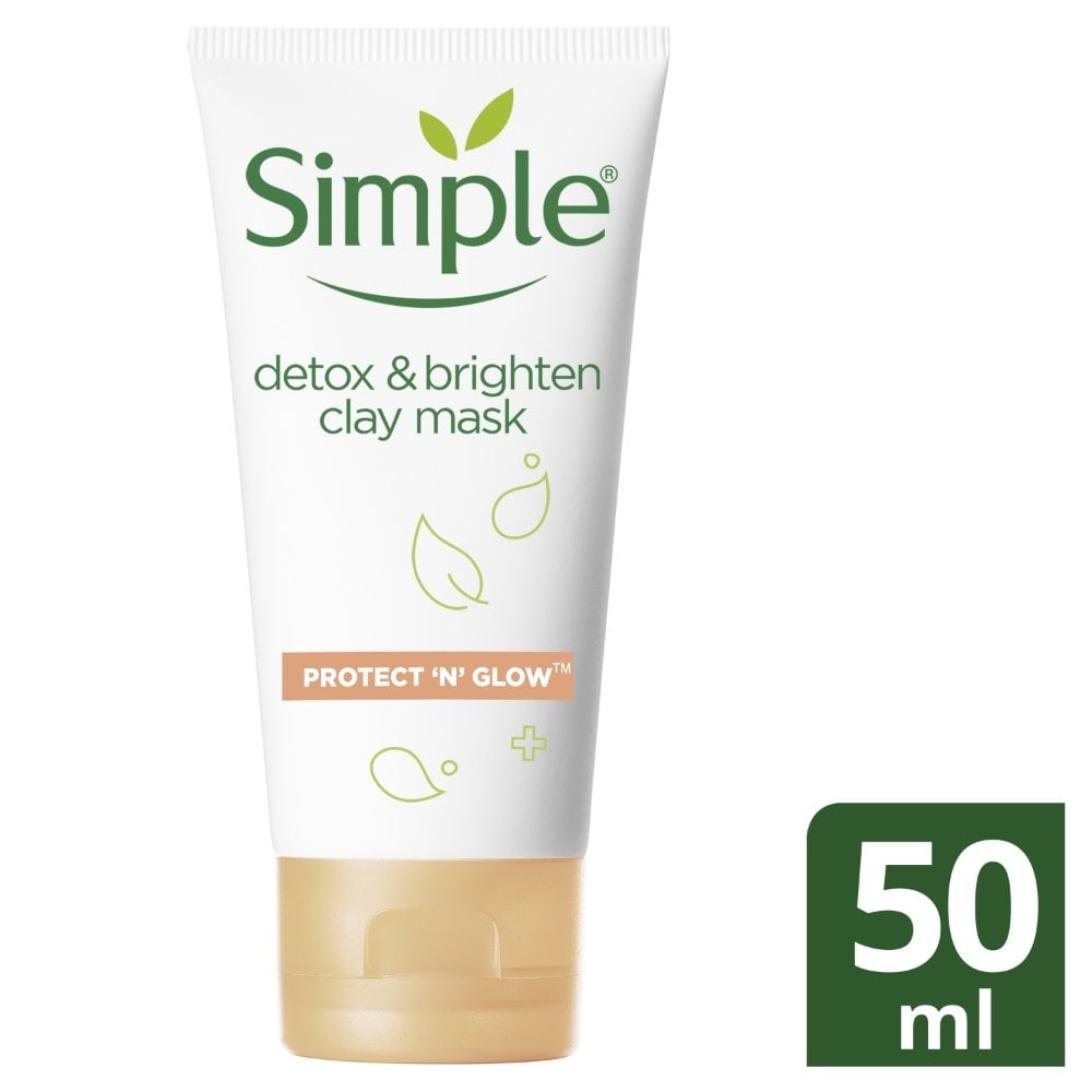 Simple Protect n Glow Detox & Brighten Clay Mask 50ml