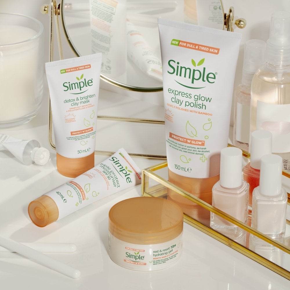 Simple Protect n Glow Detox & Brighten Clay Mask 50ml