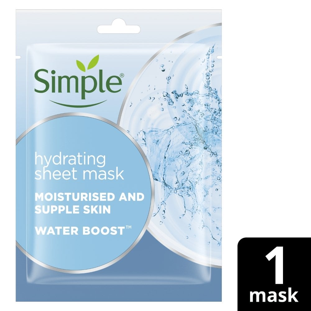 Simple Water Boost Hydrating Sheet Mask 21ml