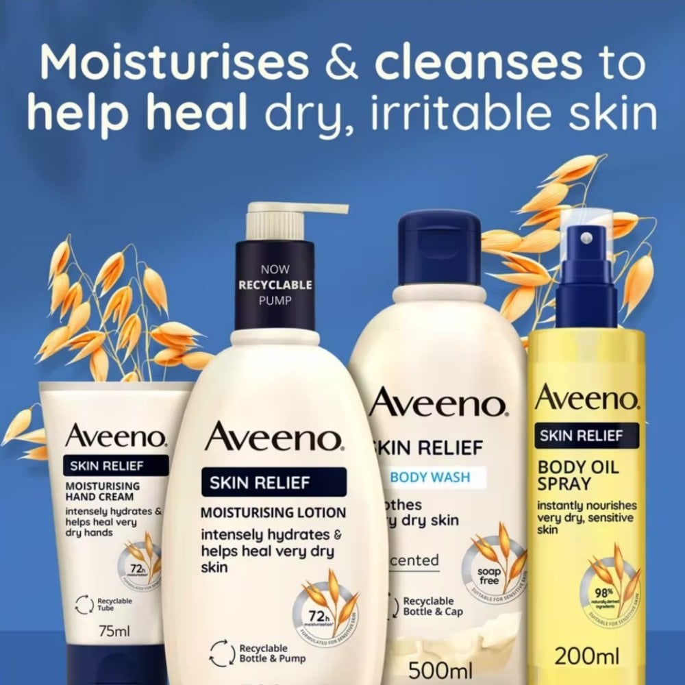 Aveeno Skin Relief Shower Body Cleansing Oil 300ml