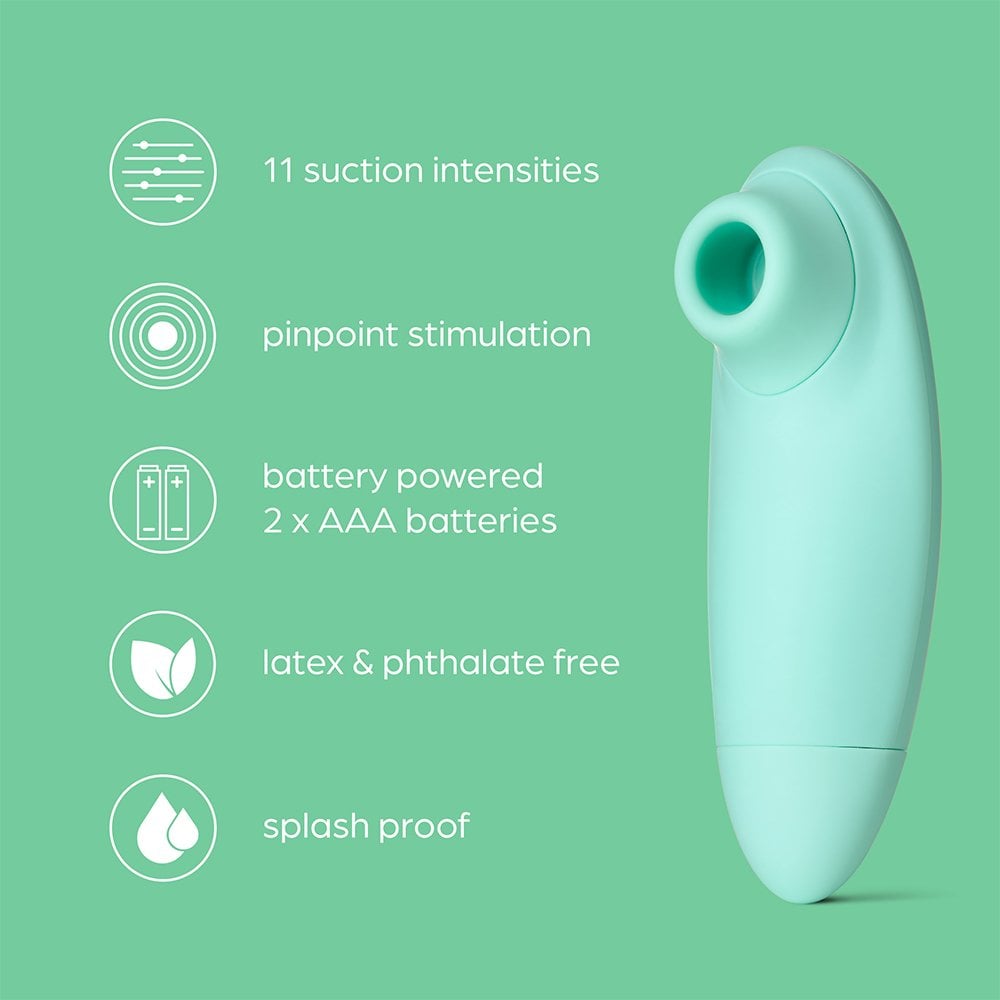 So Divine Pearl Clitoral Suction Stimulator Aqua