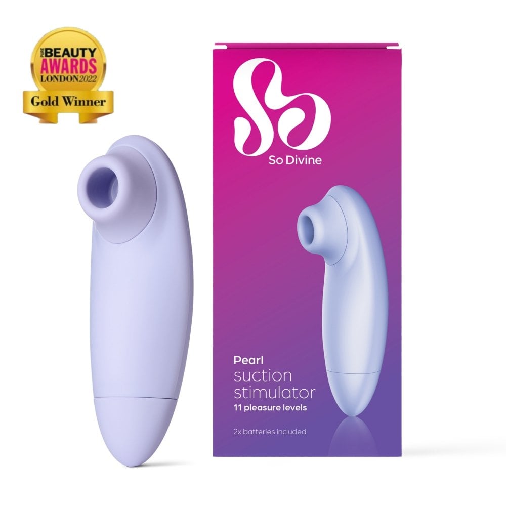 So Divine Pearl Clitoral Suction Stimulator Purple