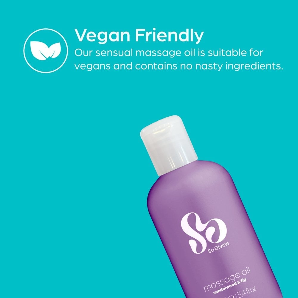 So Divine Sandalwood & Fig Massage Oil 100ml
