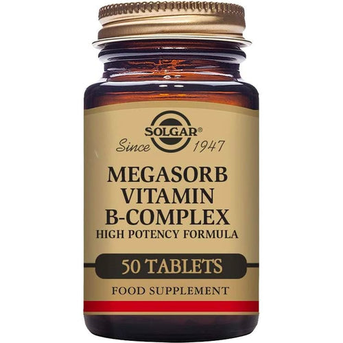 Solgar Megasorb Vitamin B-Complex 50 Tablets