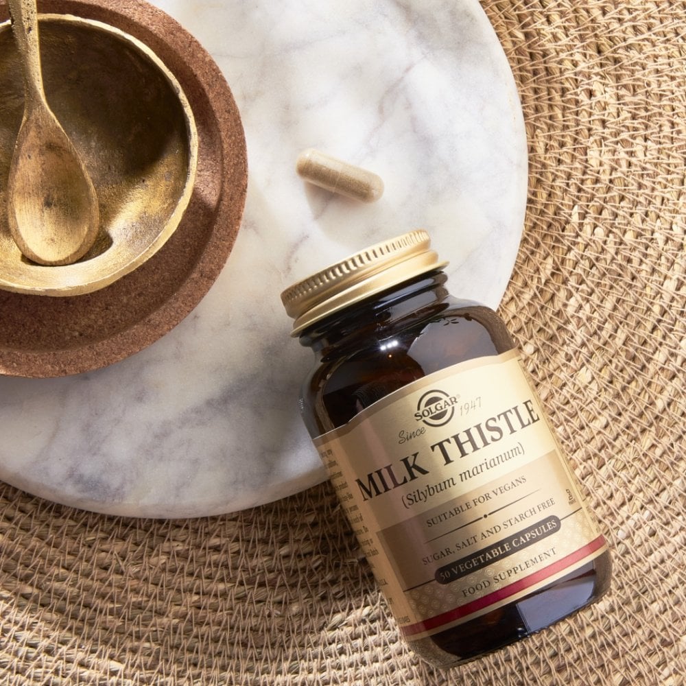 Solgar Milk Thistle Silybum Marianum 50 Vegetable Capsules