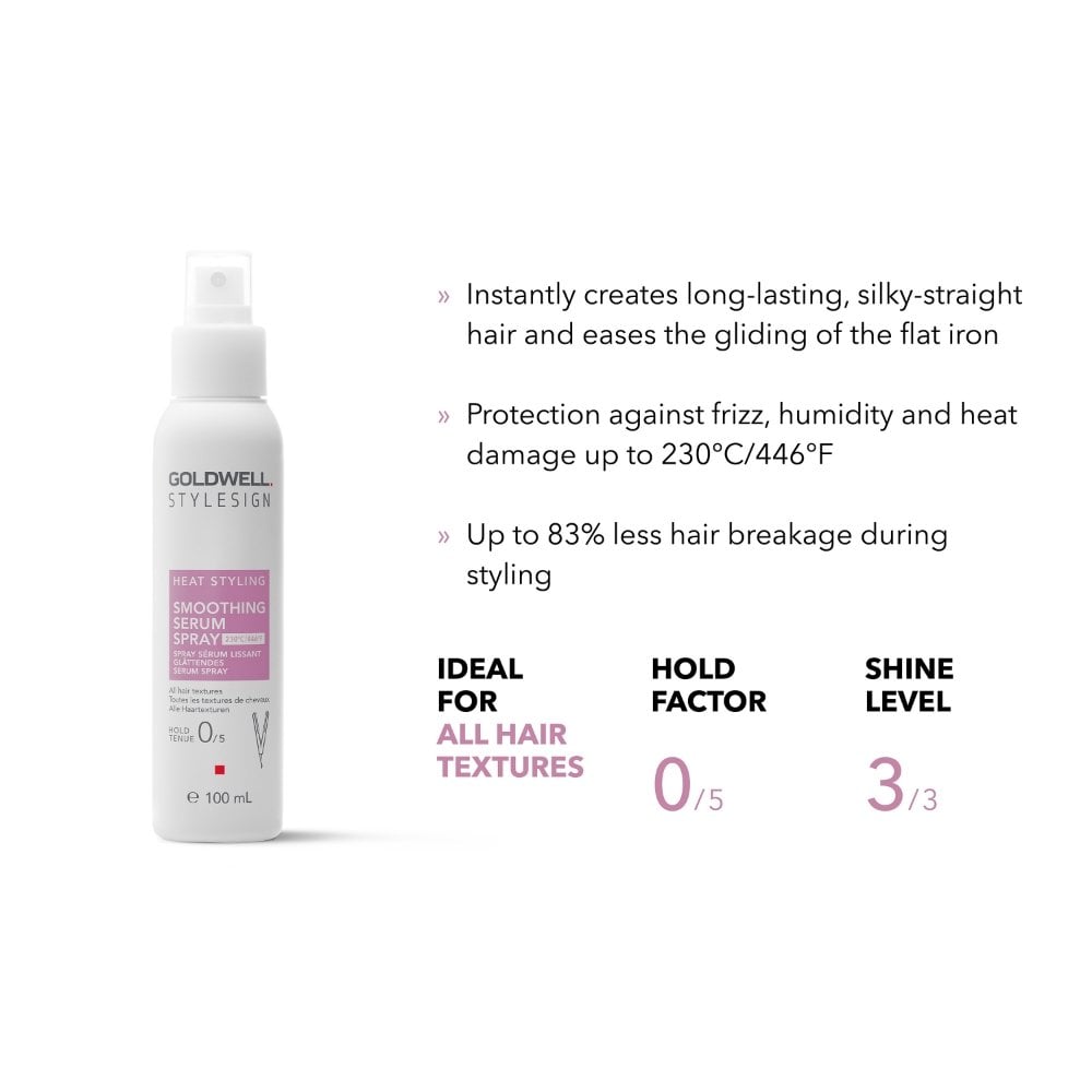 Goldwell Style Sign Heat Styling Smoothing Serum Spray 100ml