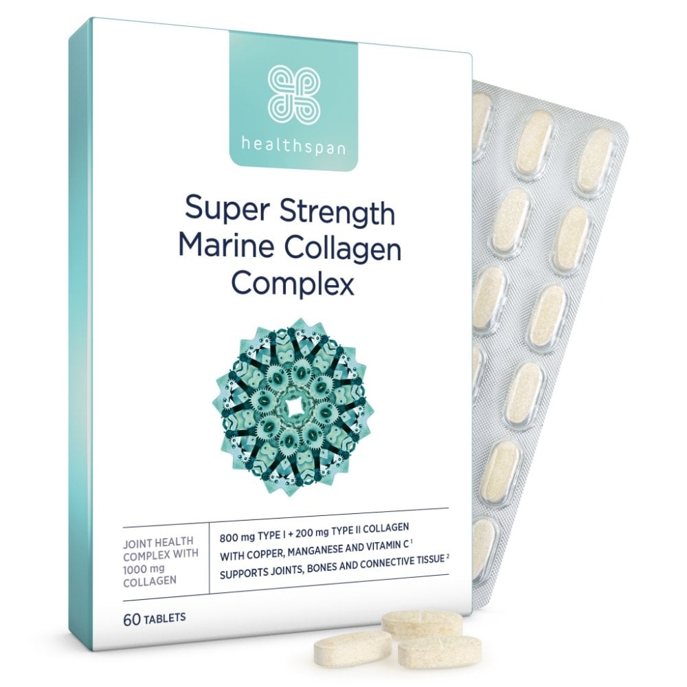 Healthspan Super Strength Marine Collagen 1,000mg 60 Tablets