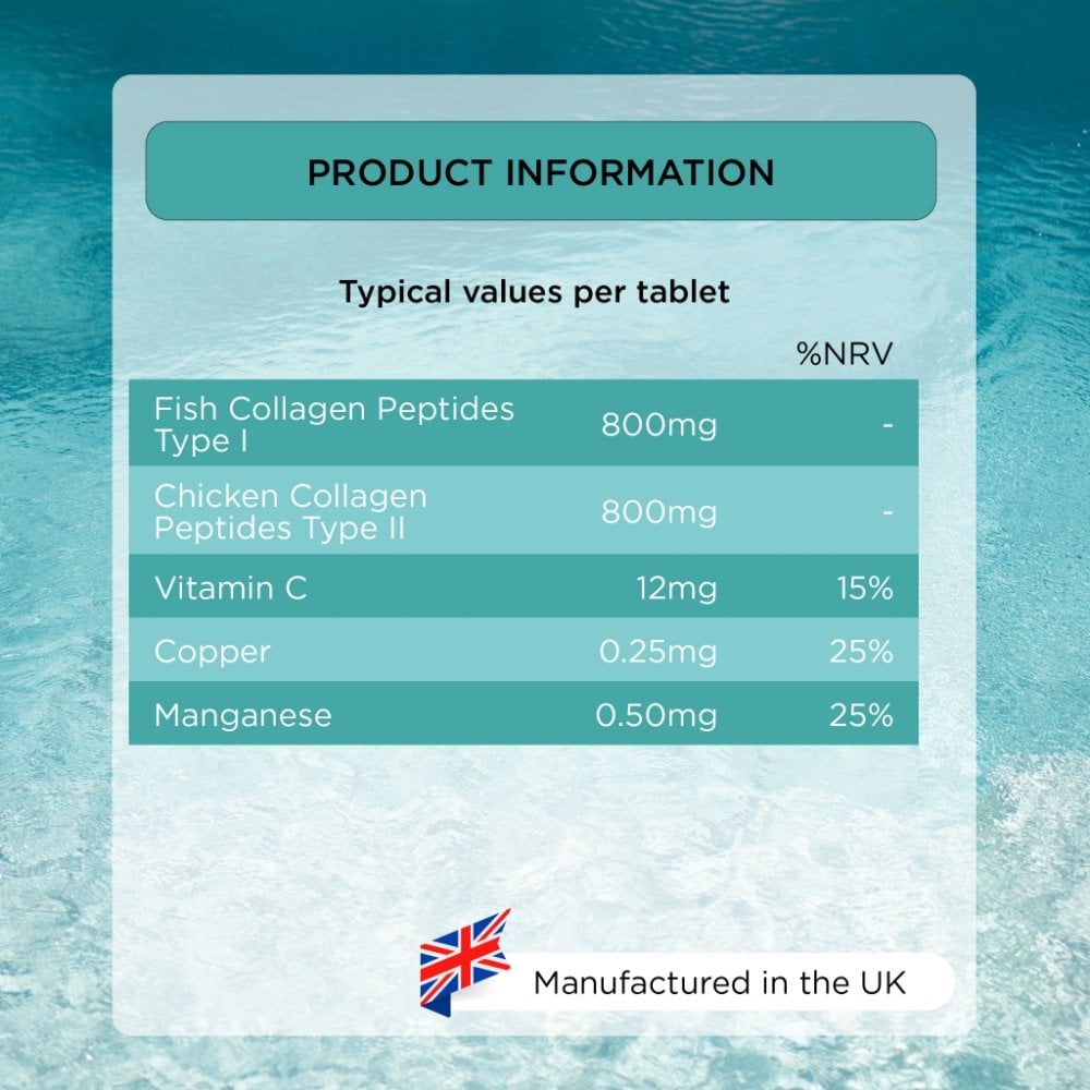 Healthspan Super Strength Marine Collagen 1,000mg 60 Tablets