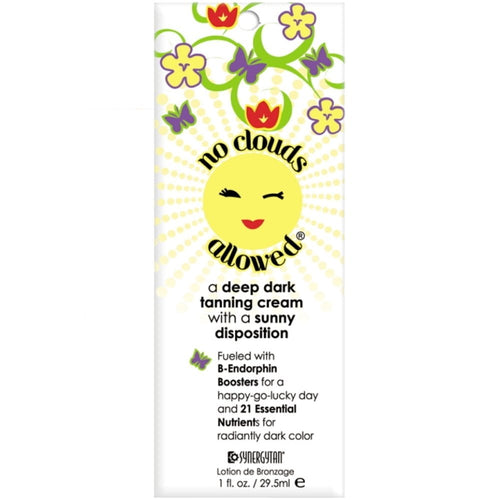 Synergy Tan No Clouds Allowed Tanning Cream Accelerator Sachet 29.5ml