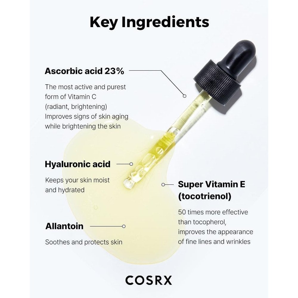 CosRx The Vitamin C 23 Super Vitamin E & Hyaluronic Acid Serum 20g