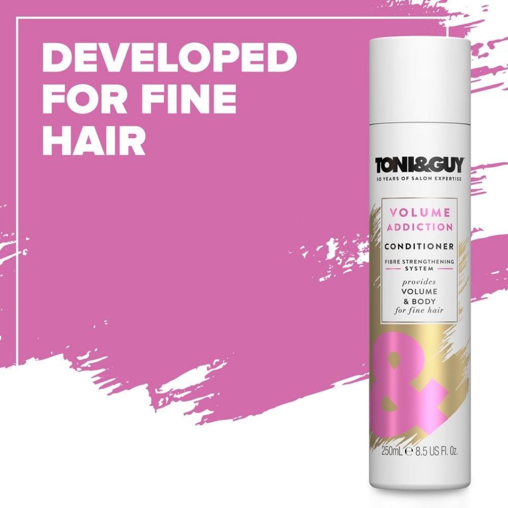 Toni & Guy Volume Addiction Conditioner Fibre Strengthening System 250ml