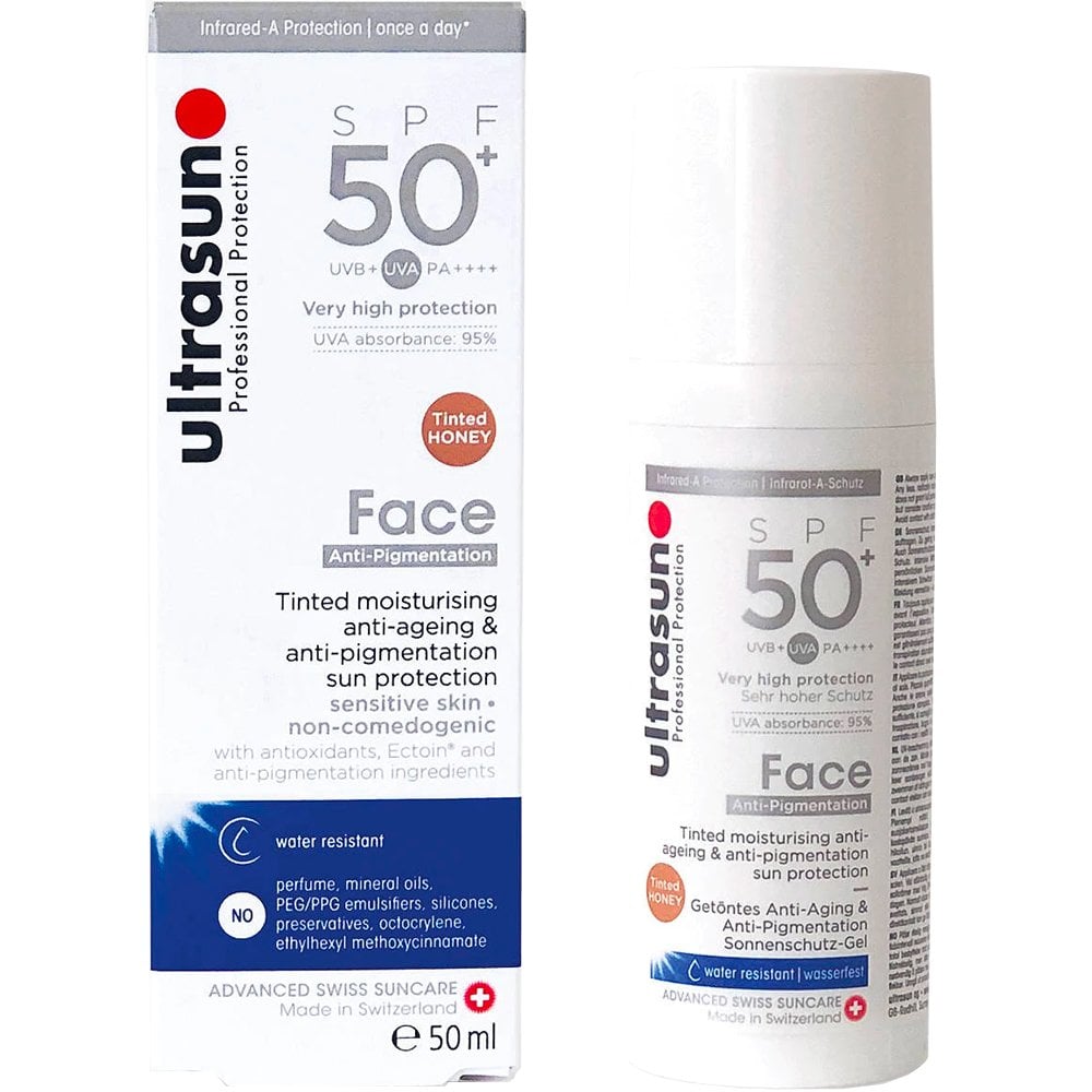 Ultrasun Face Anti-Pigmentation Tinted Sun Protection Lotion PA++++ SPF50+ 50ml