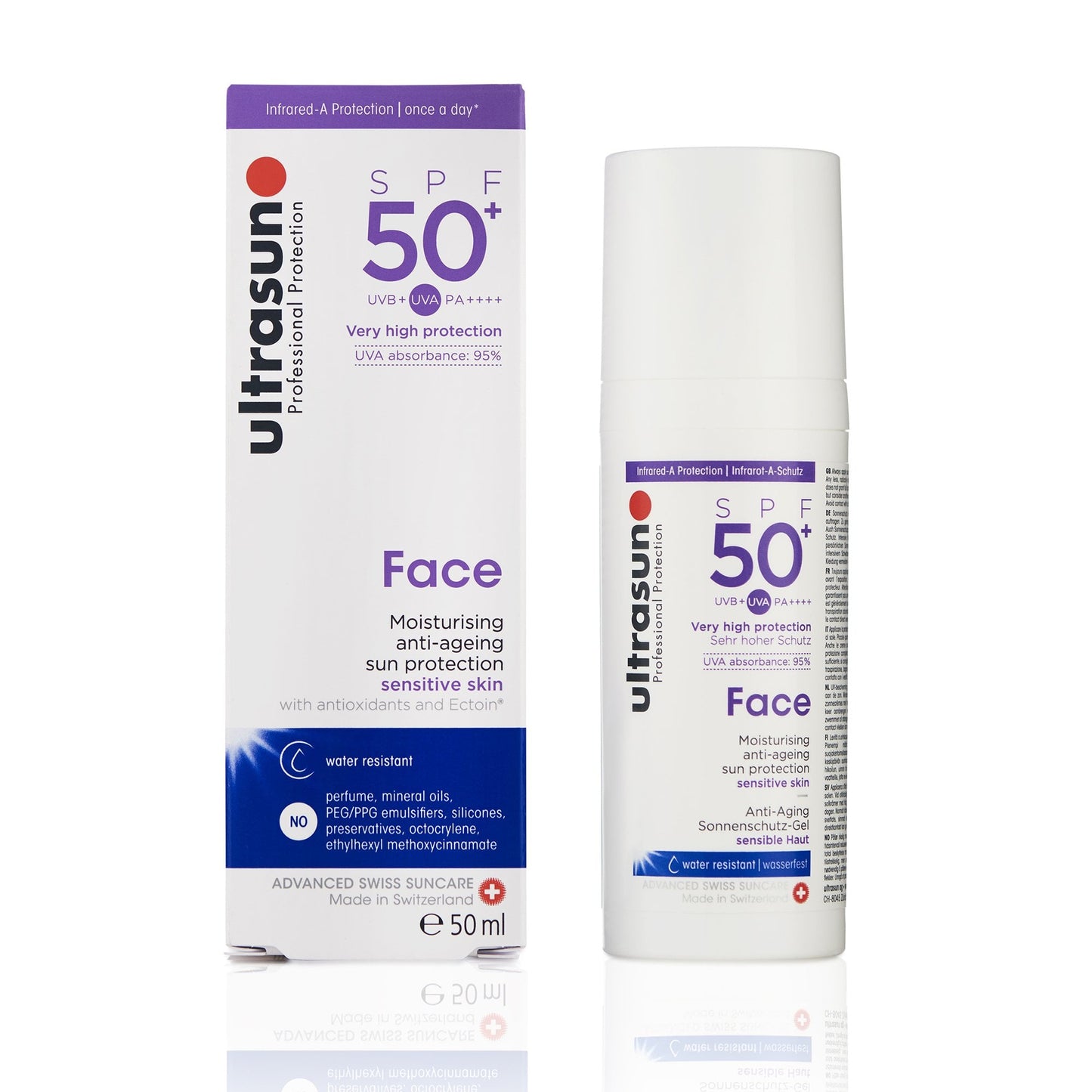 Ultrasun Face Moisturising Anti-Ageing Sun Protection PA++++ SPF50+ 50ml