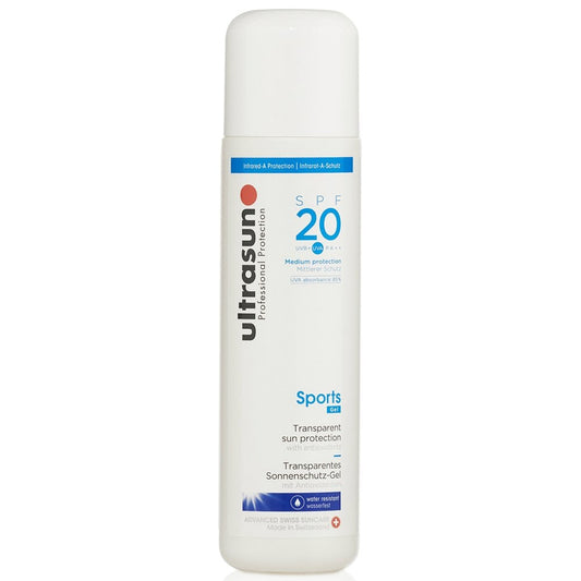 Ultrasun Sports Transparent Sun Protection Gel PA++ SPF20 200ml