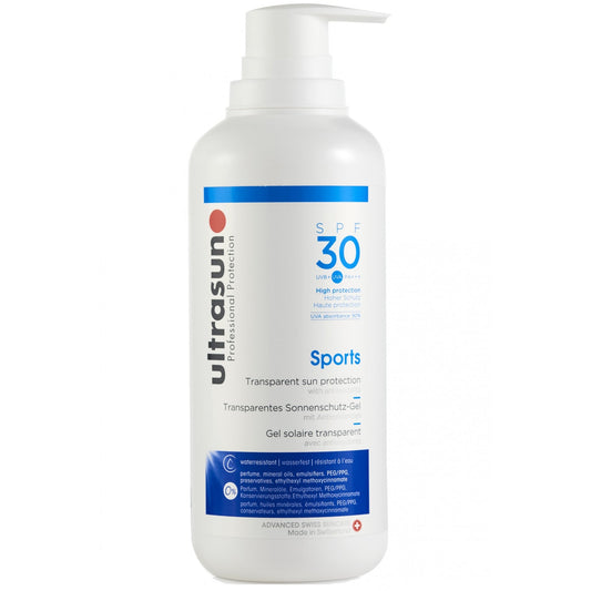 Ultrasun Sports Transparent Sun Protection Gel PA+++ SPF30 400ml