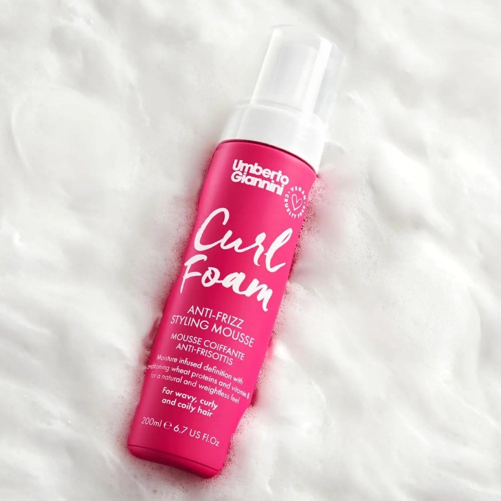 Umberto Giannini Curl Foam Anti-Frizz Styling Mousse 200ml