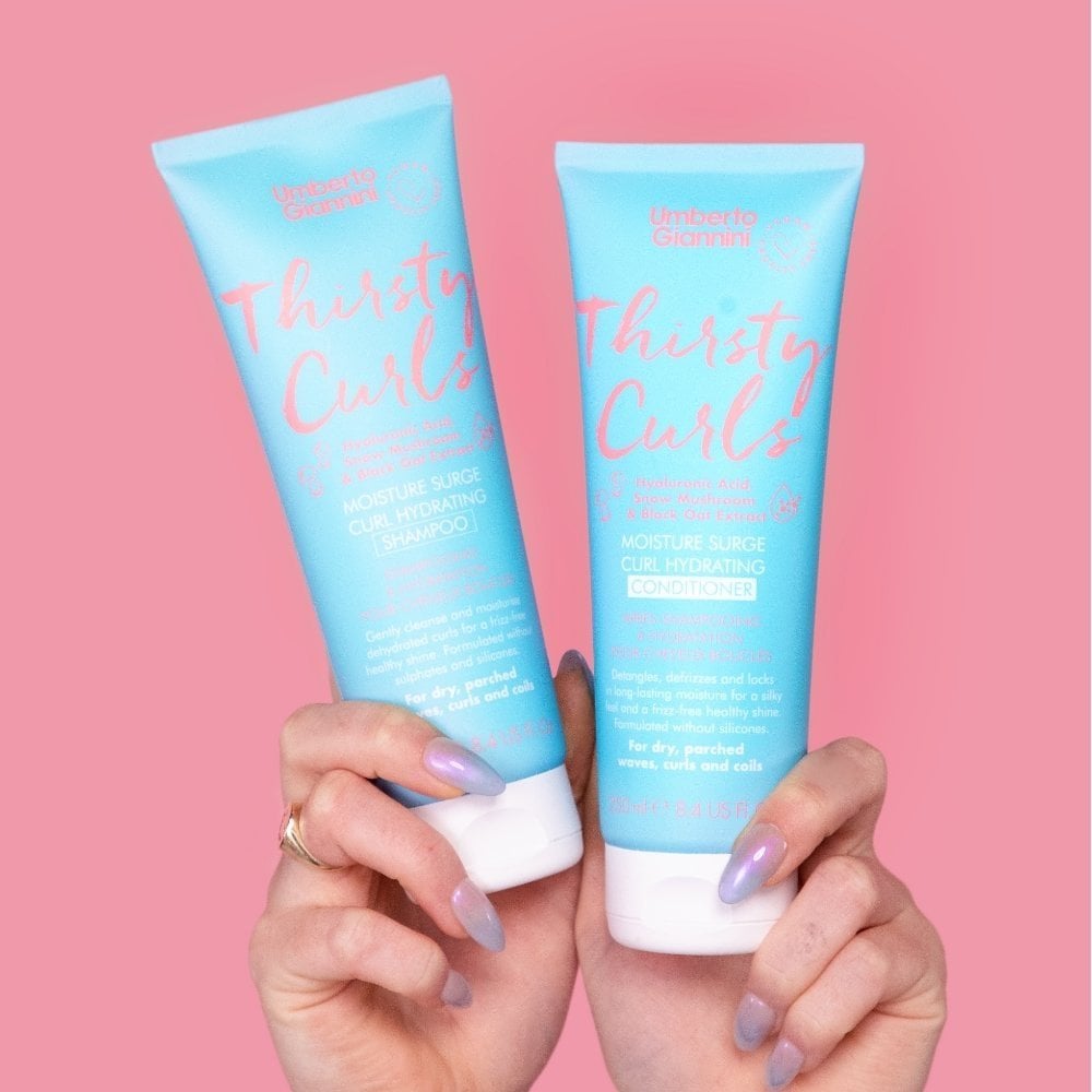 Umberto Giannini Thirsty Curls Curl Hydrating Shampoo & Conditioner Twin 2 x 250ml
