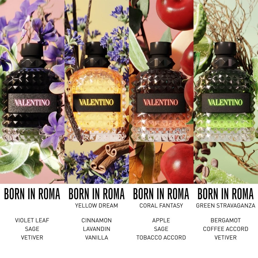 Valentino Born In Roma Green Stravaganza Uomo Eau De Toilette 50ml