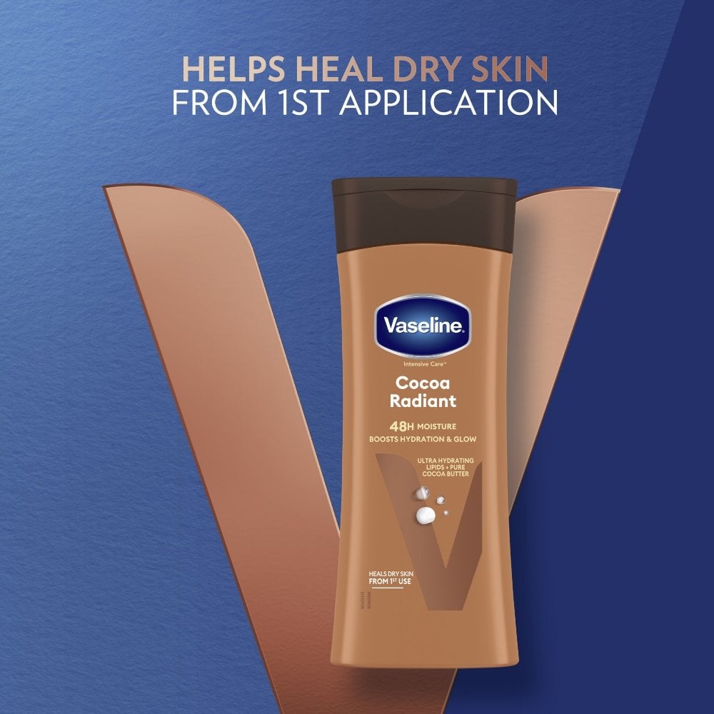 Vaseline Intensive Care 48h Moisture Cocoa Radiant Body Lotion 400ml