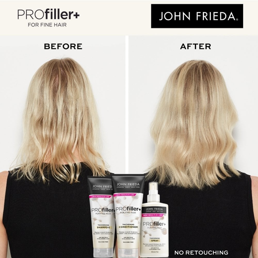John Frieda Volume PROFiller+ Thickening Shampoo & Conditioner Twin 2 x 250ml