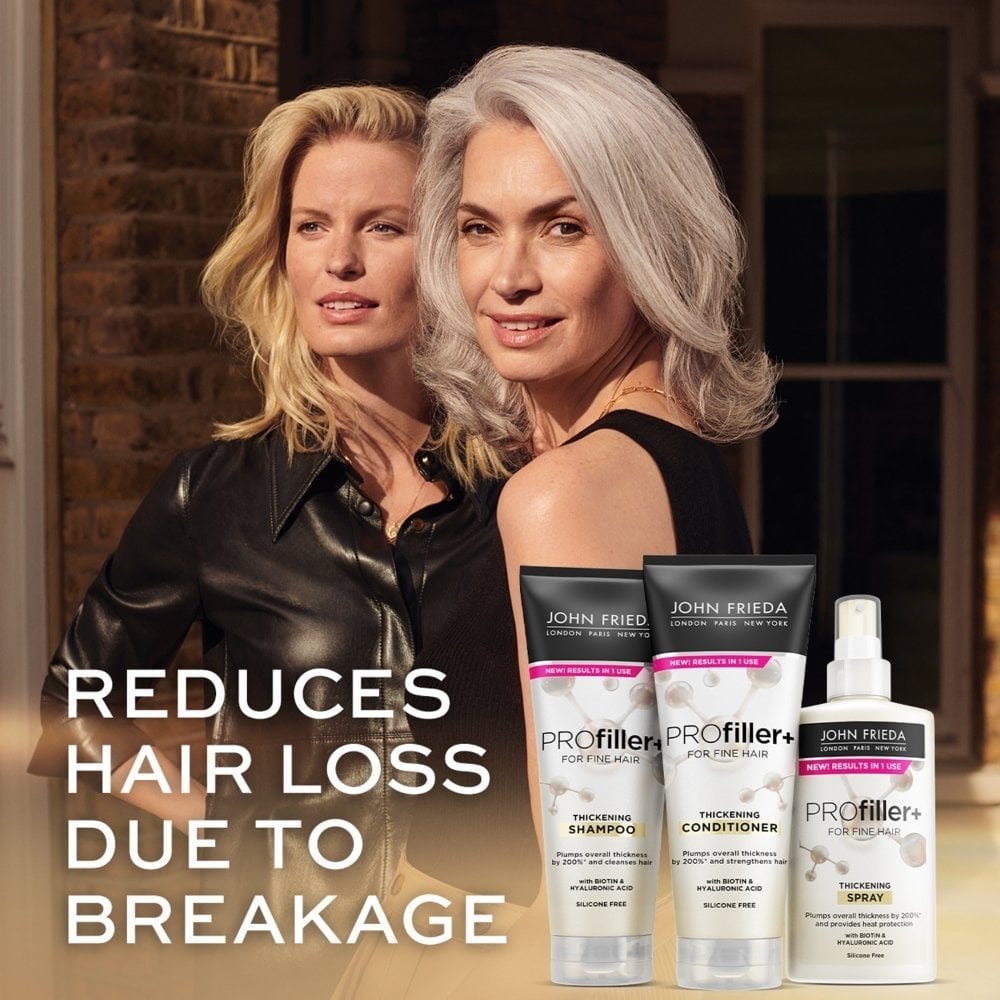 John Frieda Volume PROFiller+ Thickening Shampoo & Conditioner Twin 2 x 250ml