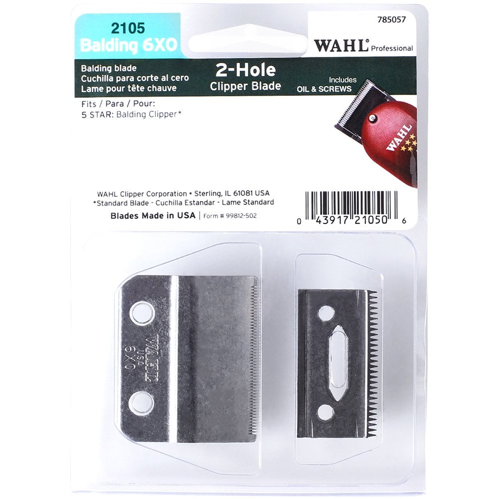 Wahl Professional Balding Trimmer 2 Hole Blade Set