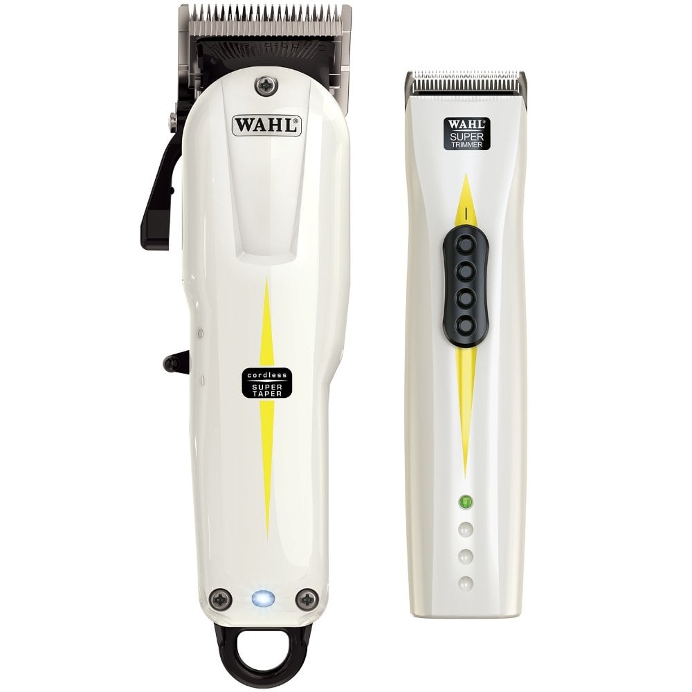 Wahl Professional Cordless Super Taper Hair Clipper & Super Trimmer Pack