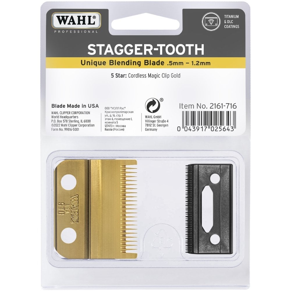 Wahl Professional Magic Cordless Clipper 2 Hole Blade Gold