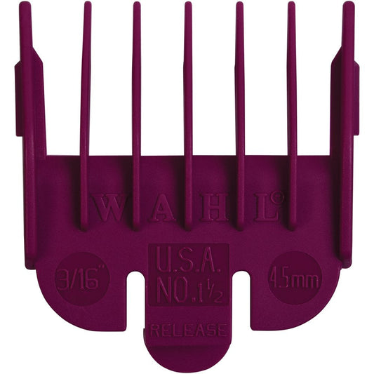 Wahl Professional No 1.5 Grade Comb Attachment 4.5mm Plum