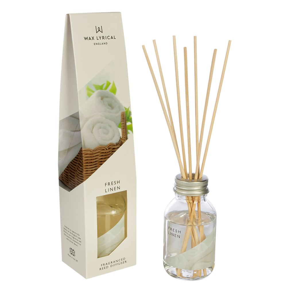 Wax Lyrical Fresh Linen Scented Reed Diffuser 100ml
