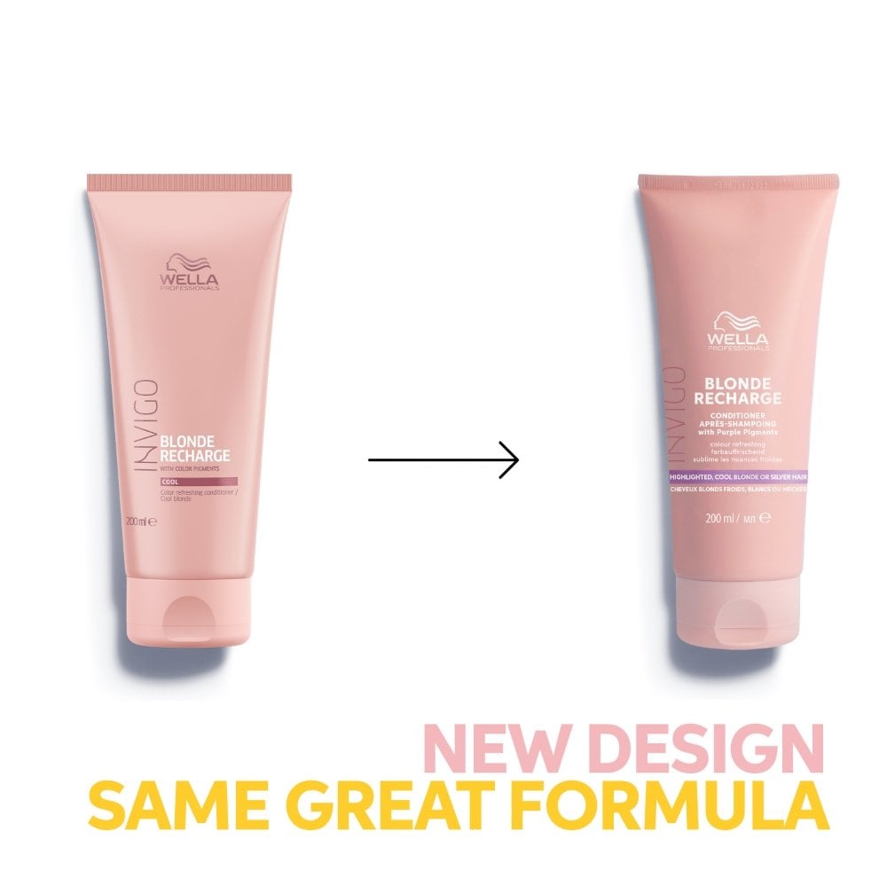 Wella Professionals Invigo Blonde Recharge Cool Blonde Colour Refreshing Conditioner 200ml