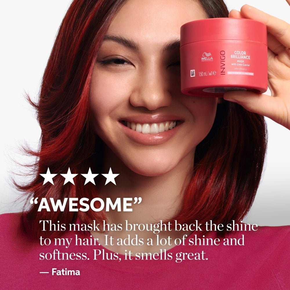 Wella Professionals Invigo Colour Brilliance Vibrant Colour Mask Fine/Normal Hair 150ml