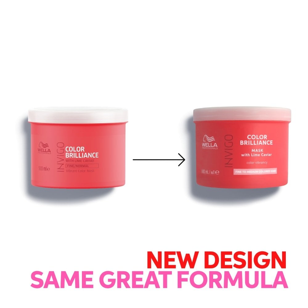Wella Professionals Invigo Colour Brilliance Vibrant Colour Mask Fine/Normal Hair 500ml