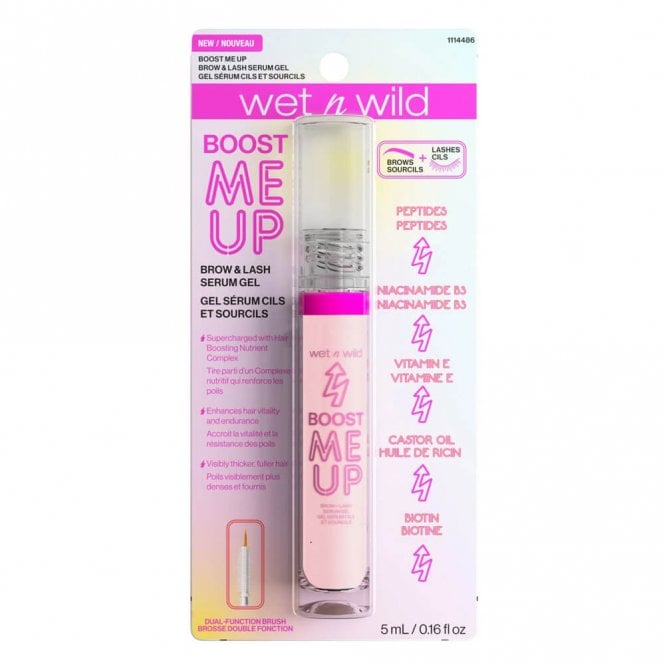 Wet N Wild Boost Me Up Lash & Brow Serum Clear 5ml