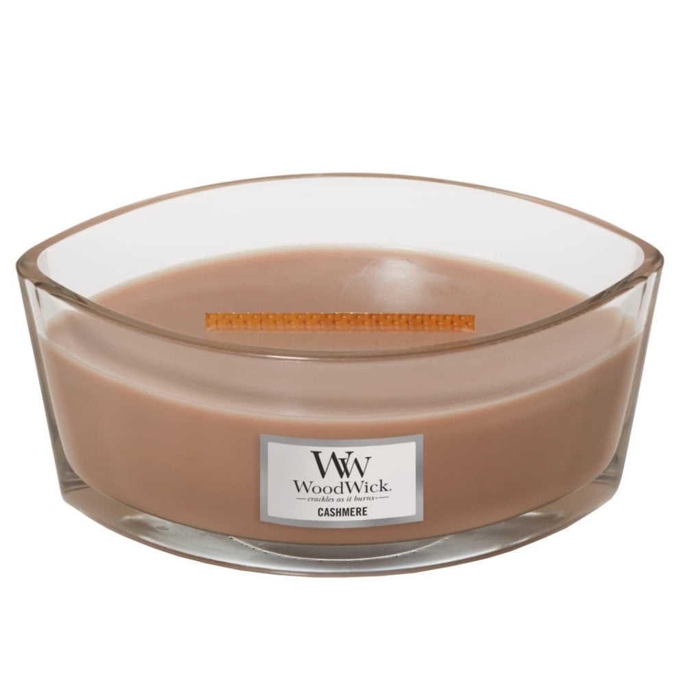 WoodWick Cashmere Ellipse Jar Candle