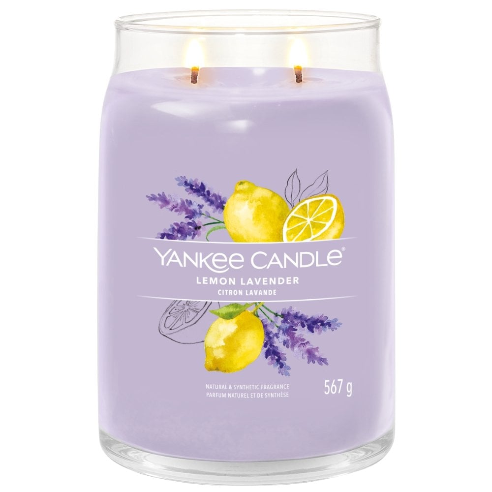 Yankee Candle Lemon Lavender Large Signature Jar Candle