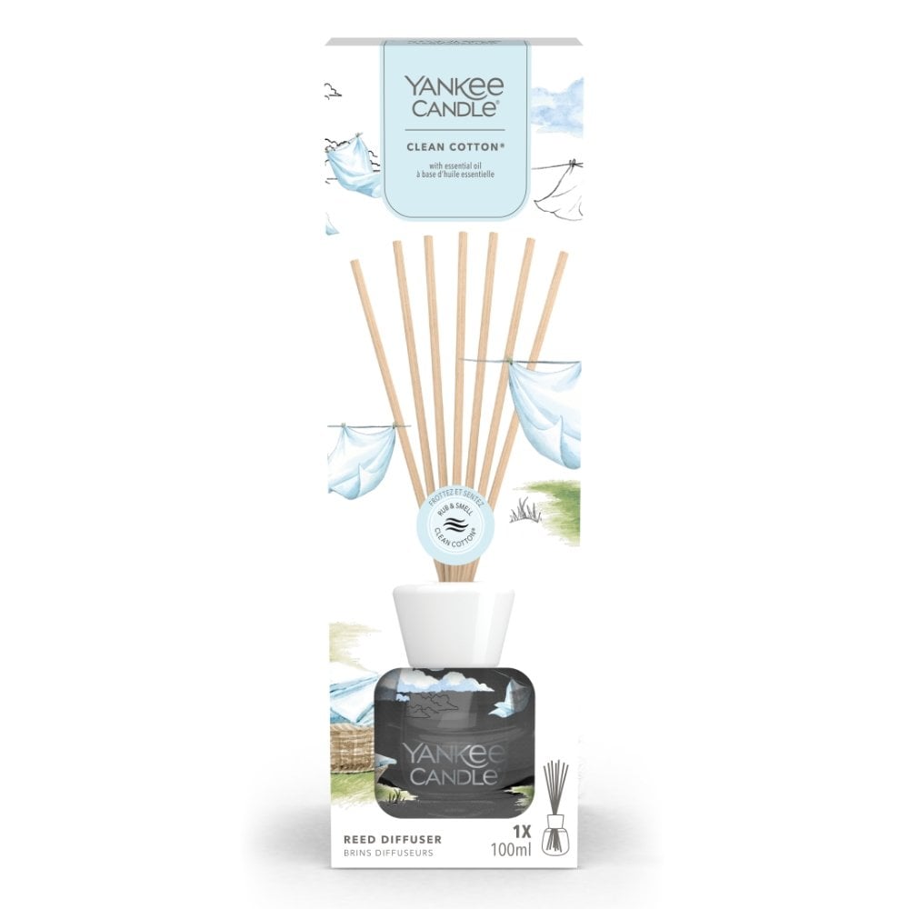 Yankee Candle Signature Reed Diffuser Clean Cotton 100ml