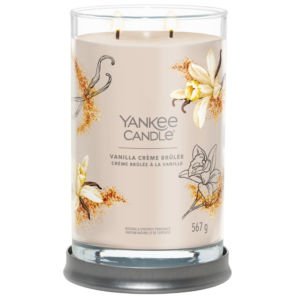 Yankee Candle Vanilla Creme Brulee Large Signature Tumbler Jar Candle
