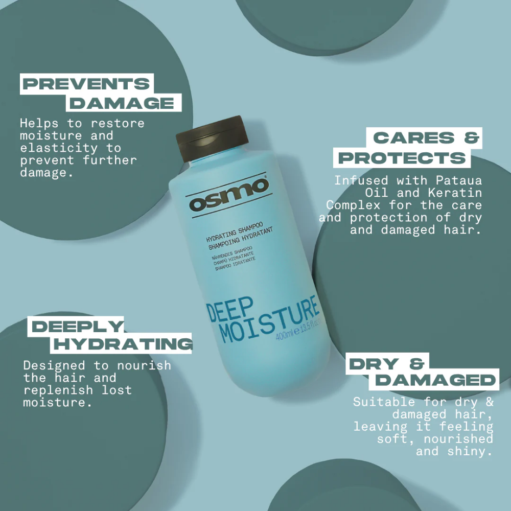 Osmo Deep Moisture Hydrating Shampoo 400ml