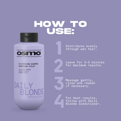 Osmo Daily Blonde Silverising Shampoo 400ml
