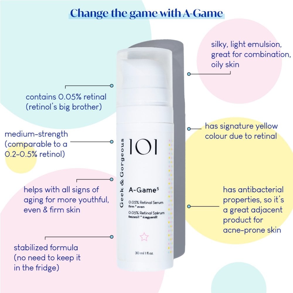 Geek & Gorgeous 101 A-Game 5 0.05% Retinal Serum 30ml