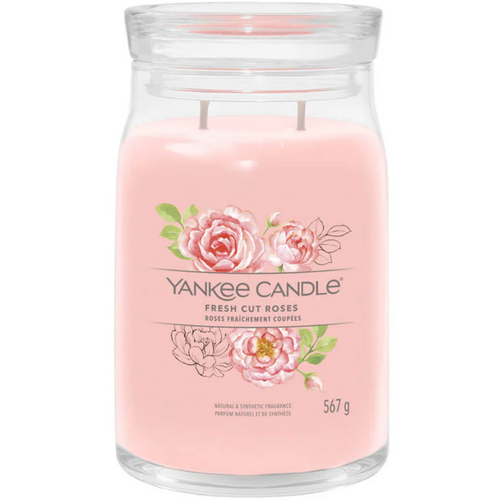 Yankee Candle Fresh Cut Roses Large Signature Jar Candle