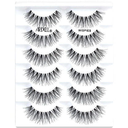 Ardell Professional Multipack Naturals Strip Lashes Wispies Black 6 Pairs