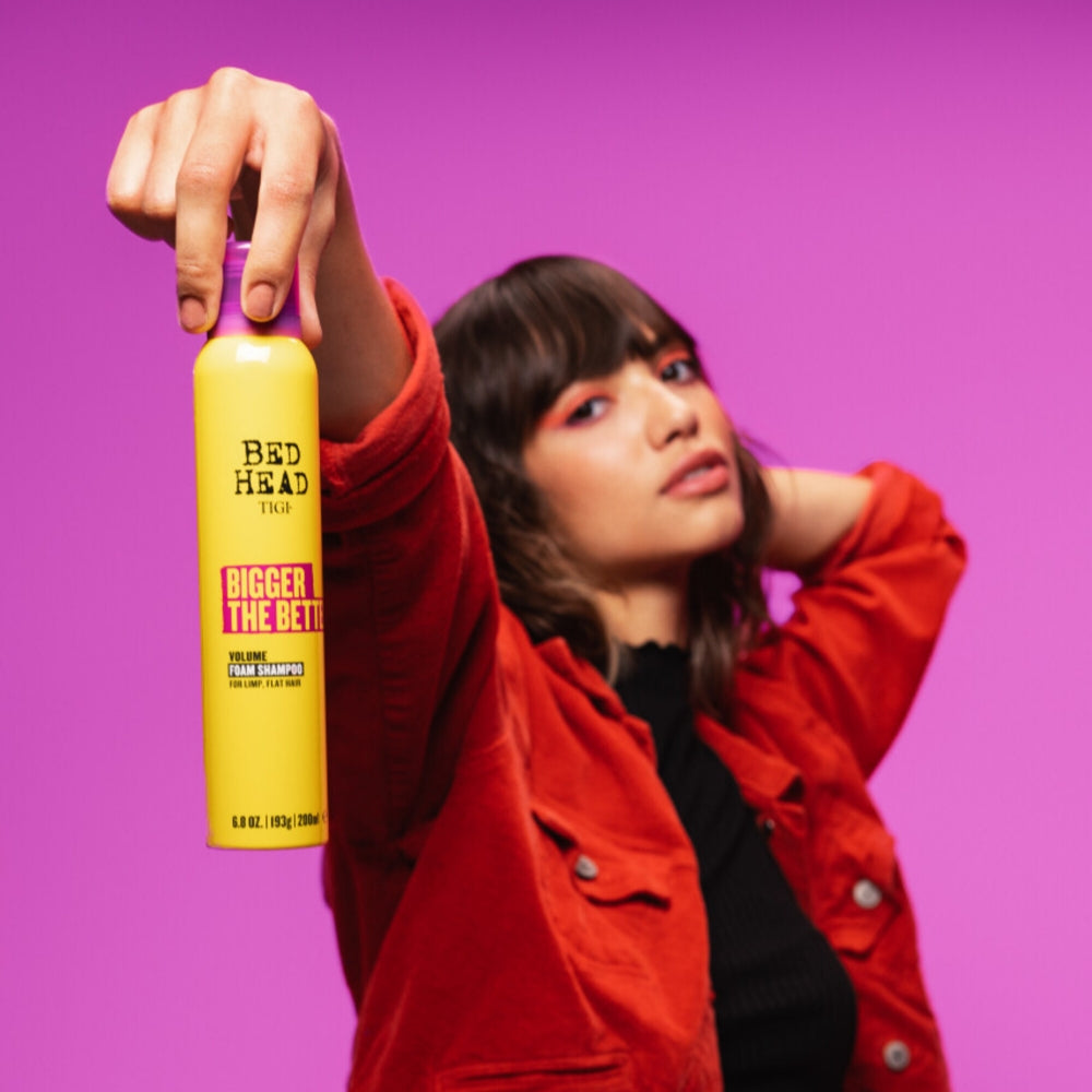 TIGI Bed Head Bigger The Better Volume Foam Shampoo 200ml