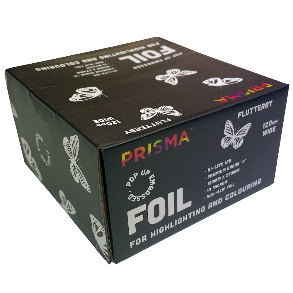 Prisma Pop-up Black Embossed Foil Sheet 120mm x 273mm 500 Sheets